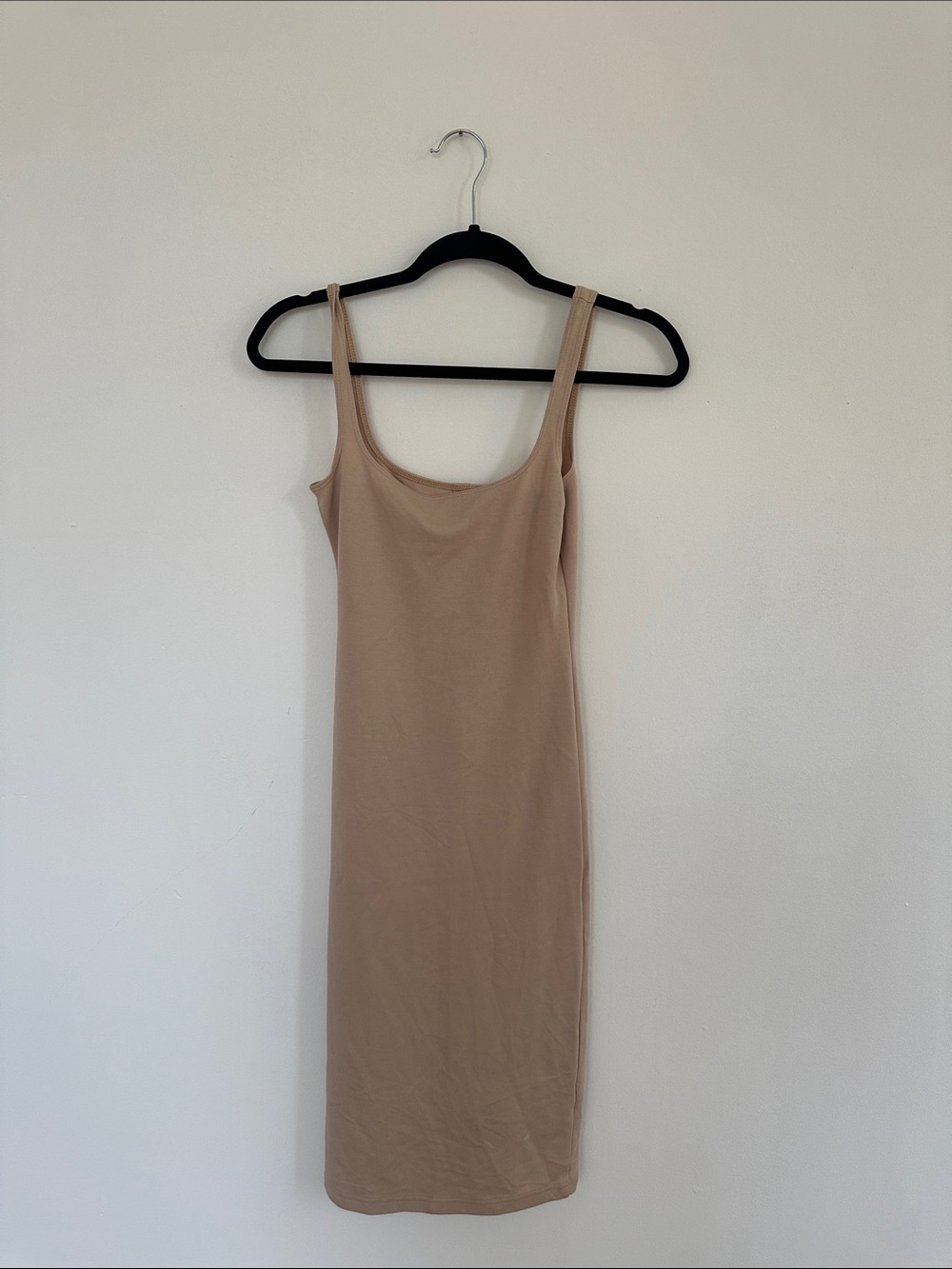 American Apparel Nude Tank Midi Dress